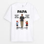 0765AGE1 Personalisierte Geschenke T Shirt Kinder Papa Opa