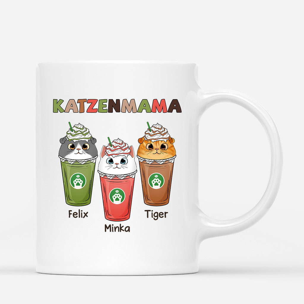 Katzenmama -  Personalisierte Geschenke | Tasse für Katzenbesitzer