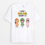 0792AGE1 Personalisierte Geschenke T Shirt Saurus Kinder Enkelkinder Mama Oma