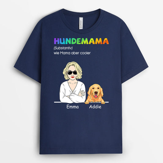 0798AGE2 Personalisierte Geschenke T Shirt Hunde Hundebesitzer Hundeliebhaber