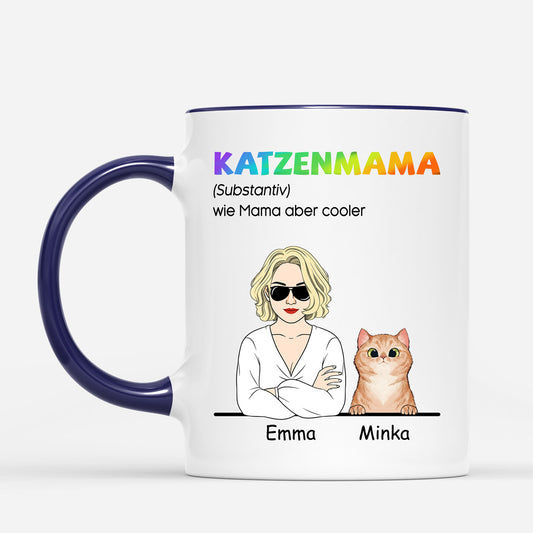 0798MGE2 Personalisierte Geschenke Tasse Katzen Katzenliebhaber Katzenbesitzer