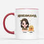 0815MGE2 Personalisierte Geschenke Tasse Leopard Hunde Hundemama Hundebesitzer