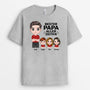 0824AGE1 Personalisierte Geschenke T Shirt Kinder Enkel Papa Opa
