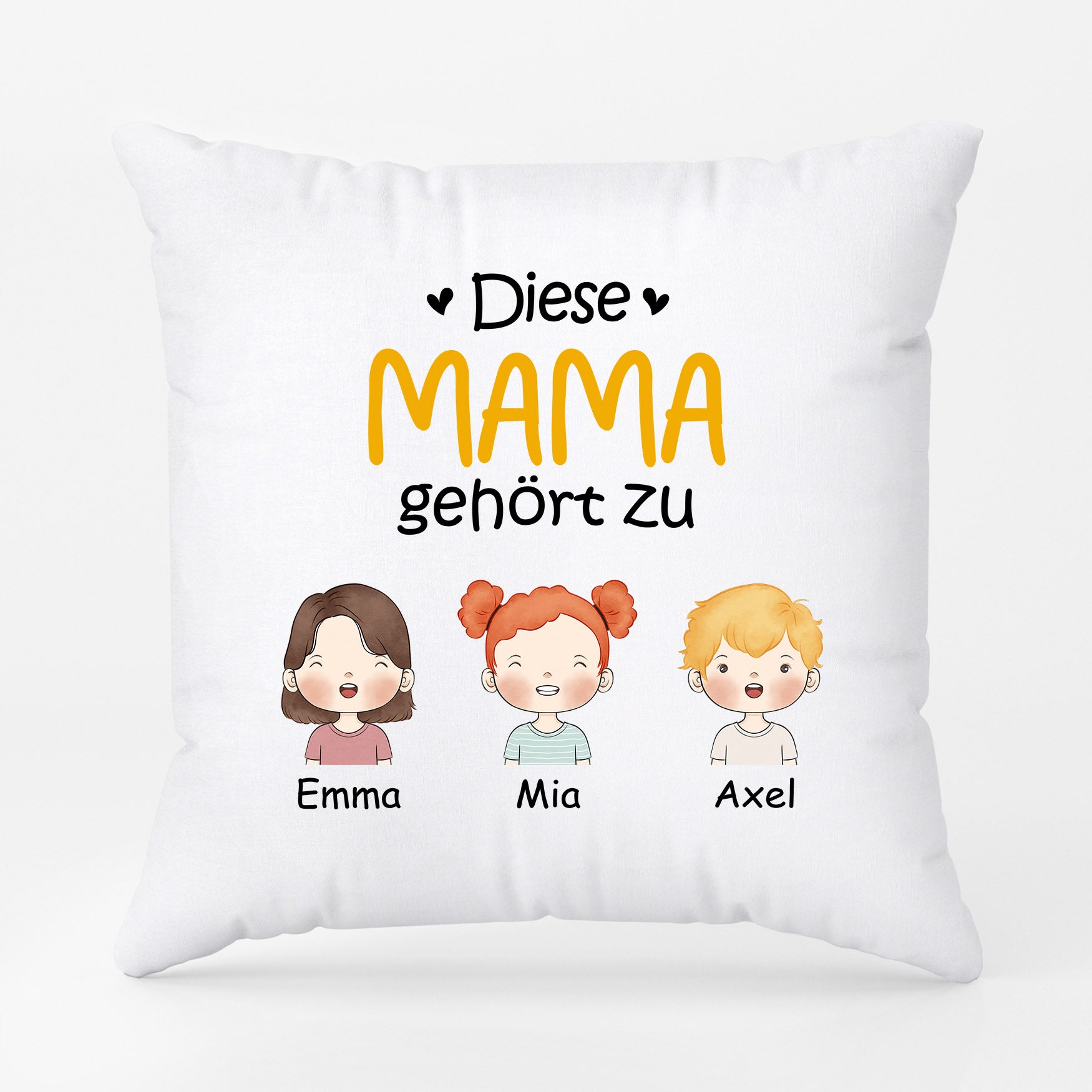 Diese Mama Gehört Zu - Personalisierte Geschenke | Kissen für Mama/Oma