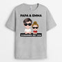 0832AGE1 Personalisierte Geschenke T Shirt Kinder Enkel Papa Opa