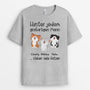 0839AGE2 Personalisierte Geschenke T Shirt Katze Katzenvater Katzenbesitzer
