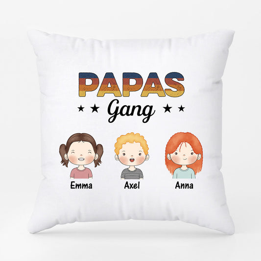 0845PGE1 Personalisierte Geschenke Kissen Kinder Enkel Papa Opa