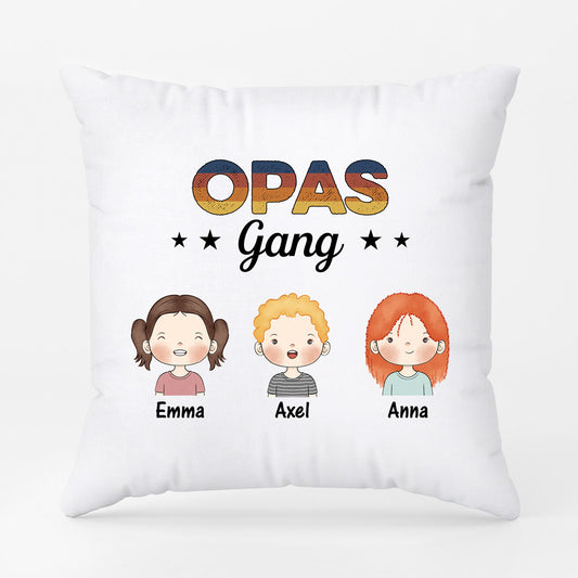 0845PGE2 Personalisierte Geschenke Kissen Kinder Enkel Papa Opa