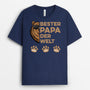 0850AGE1 Personalisierte Geschenke T Shirt Kinder Enkelkinder Papa Opa