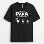 0854AGE1 Personalisierte Geschenke T Shirt Kinder Enkelkinder Papa Opa