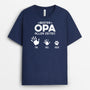 0854AGE2 Personalisierte Geschenke T Shirt Kinder Enkelkinder Papa Opa