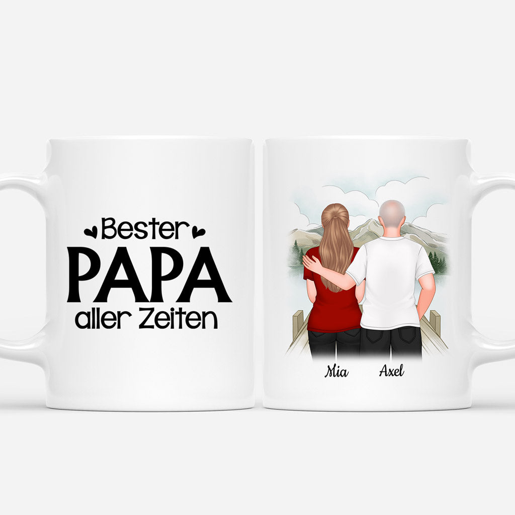 Personalisierte Bester Papa Den Es Gib Tasse