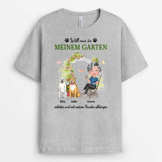 0873AGE2 Personalisierte Geschenke T Shirt Garten Hunde Hundeliebhaber Hundebesitzer_9b0cc681 eb76 421b bce8 ffa0540d780b