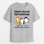 0874AGE2 Personalisierte Geschenke T Shirt Katzen Katzenliebhaber Katzenbesitzer