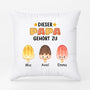 0876PGE1 Personalisierte Geschenke Kissen Kinder Enkelkinder Papa