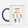 0879MGE2 Personalisierte Geschenke Tasse Kinder Enkelkinder Papa Opa
