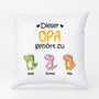 0879PGE2 Personalisierte Geschenke Kissen Kinder Enkelkinder Papa Opa