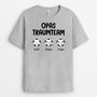 0893AGE2 Personalisierte Geschenke T Shirt Traum Team Kinder Enkelkinder Papa Mama