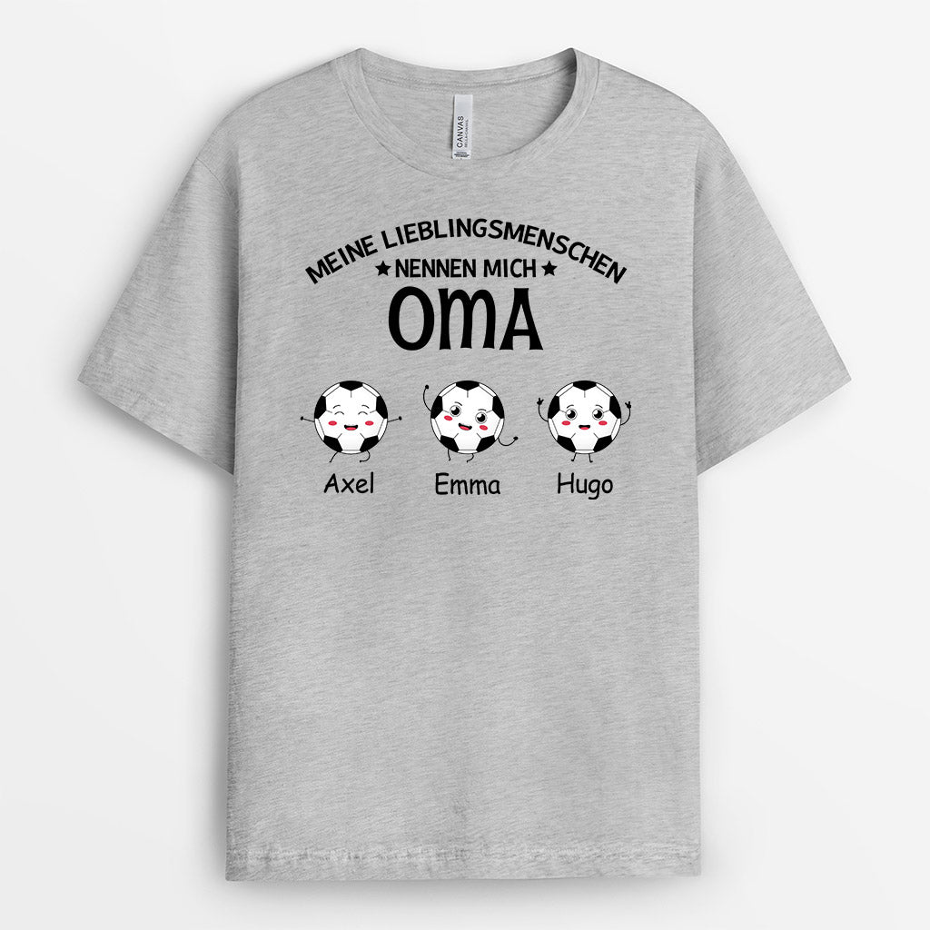 Mein Lieblingsspieler - Personalisierte Geschenke | T-Shirt für Mama/Oma