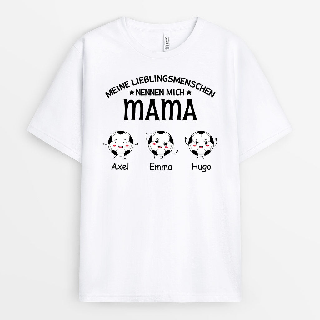 0894AGE2 Personalisierte Geschenke T Shirt Spieler Kinder Enkelkinder Mama Oma