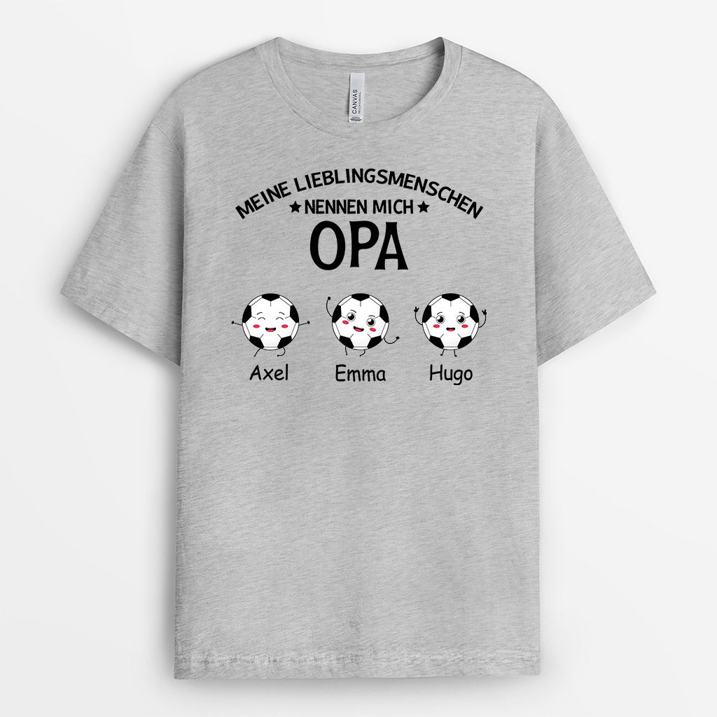 Mein Lieblingsspieler - Personalisierte Geschenke | T-Shirt für Papa/Opa
