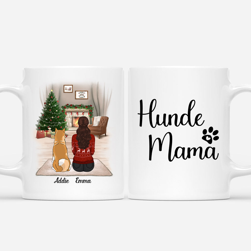 Hunde Mama - Personalisierte Geschenke | Tasse für Hundebesitzer Weihnachten