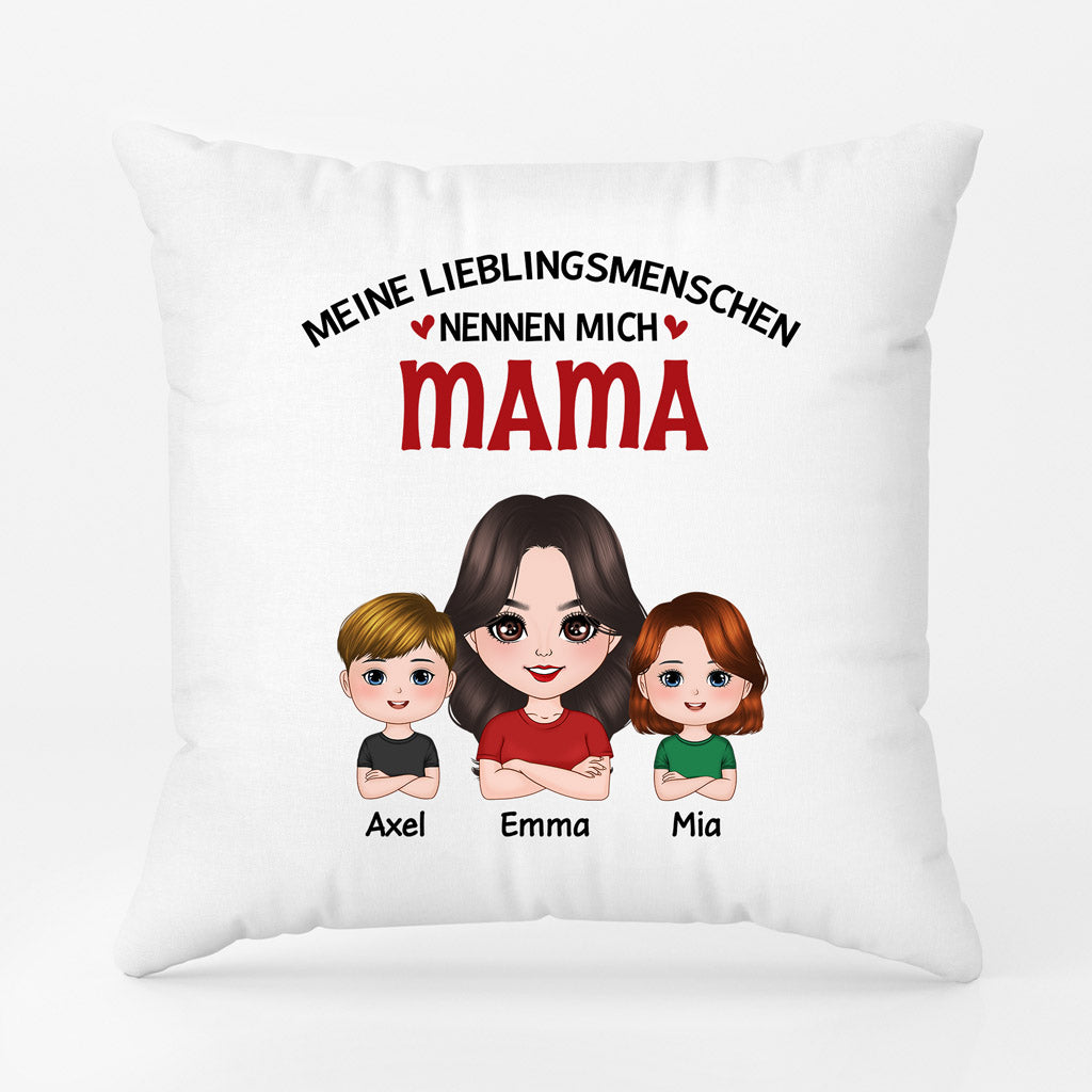 Mein Lieblingsmensch - Personalisierte Geschenke | Kissen für Mama/Oma